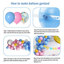 Load image into Gallery viewer, Gender Reveal Decorations - Pink and Blue Balloon Garland Arch Kit with 36''Gold Foil Moon&Stars Confetti Balloon Gender Reveal Banner for Gender Reveal Birthday Baby Shower Party Decorations Supplies