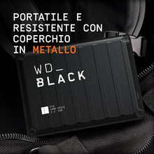 Load image into Gallery viewer, WD_BLACK 2TB P10 Game Drive - Portable External Hard Drive HDD, Compatible with Playstation, Xbox, PC, & Mac - WDBA2W0020BBK-WESN