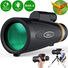Load image into Gallery viewer, Allkeys 16x55 High Definition Monocular Telescope and Quick Smartphone Holder,2020 Newest Waterproof Monocular,Day & Low Night Vision,BAK4 Prism for Wildlife Bird Watching Hunting
