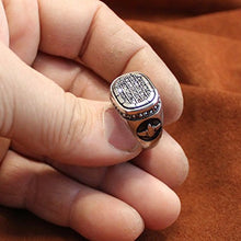 Load image into Gallery viewer, Asoodehdelan Silver Pt Iranian Persian Farvahar Faravahar Ring Iran Parsi Art (9)