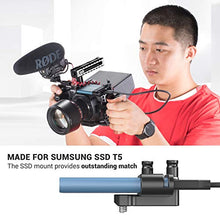 Load image into Gallery viewer, SMALLRIG Mount Bracket SSD Holder for Samsung T5 SSD with 1/4”-20 Threads, Compatible with SMALLRIG Cage for BMPCC 4K & 6K and Z CAM (New Version) – 2245B