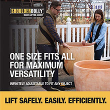 Load image into Gallery viewer, Shoulder Dolly Moving Straps - Lifting Strap for 2 Movers - Move, Lift, Carry, And Secure Furniture, Appliances, Heavy, Bulky Objects Safely, Efficiently, More Easily Like The Pros - Essential Moving Supplies - LD1000