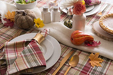 Load image into Gallery viewer, DII Cabin Tablecloth Collection, Give Thanks, 60x104 Tablecloth, Plaid
