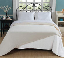 Load image into Gallery viewer, 100% Soft Premium Ringspun Cotton Thermal Blanket - Twin/Twin XL - Ivory - Snuggle in These Super Soft Cozy Cotton Blankets - Perfect for Layering Any Bed - Provides Comfort and Warmth for Years