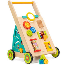 Load image into Gallery viewer, cossy Wooden Baby Learning Walker Toddler Toys for 18 Months (Updated Version)
