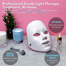 Load image into Gallery viewer, Darnlight LED Light Therapy Mask - 7 Color LED Face Mask Light Therapy Facial Treatment - Blue & Red Light Therapy Mask for Acne Fine Lines Wrinkles & Rosacea