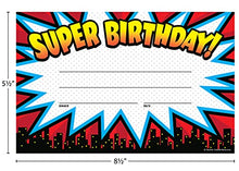 Load image into Gallery viewer, Teacher Created Resources Superhero Super Birthday Awards (5844)