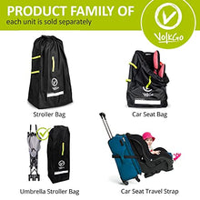 Load image into Gallery viewer, V VOLKGO Durable Car Seat Travel Bag with E-Book - Ideal Gate Check Bag for Air Travel & Saving Money - for Safe & Secure Car Seat - Fits Car Seats, Infant Carriers & Booster