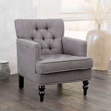Load image into Gallery viewer, Christopher Knight Home Malone Club Chair, Charcoal Grey