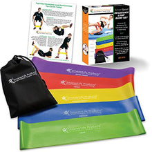 Load image into Gallery viewer, Workout Bands Resistance for Women, Men – SmarterLife Latex Free Exercise Bands for Working Out, Stretching, Fitness, Physical Therapy – Extra Wide Resistance Bands for Comfort