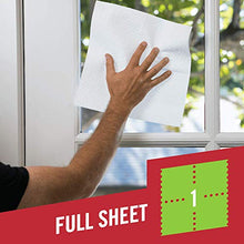 Load image into Gallery viewer, Brawny Tear-A-Square Paper Towels, 8 Double Rolls = 16 Regular Rolls, 3 Sheet Size Options, Quarter Size Sheets