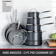 Load image into Gallery viewer, Granite Stone Pro Chalk Nonstick Pots & Pans Set 13 Piece Hard Anodized Premium Cookware Set with Ultra Nonstick Diamond & Mineral Coating, Oven, Dishwasher, & Metal Utensil Safe, Cool Touch Handles …