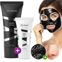 Load image into Gallery viewer, Black Charcoal Mask Blackhead Remover - Face Peel Off Mask With Natural Activated Organic Bamboo Charcoal - Deep Cleansing Pore Blackhead Removal - Purifying Face Mask & Face Care Gel for Women & Men