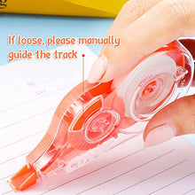 Load image into Gallery viewer, 12 Pieces Correction Tape White Out Tape Eraser Colourful Correction Tape Easy to Use Applicator for Instant Correction for Students School Stationery Office Supplies,12 m x 5 mm (39.3 ft x 0.2 Inch)