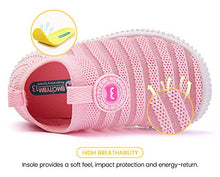 Load image into Gallery viewer, BMCiTYBM Baby Shoes Boy Girl Infant Sneakers Non-Slip First Walkers 6 9 12 18 24 Months Pink Size 12-18 Months Infant