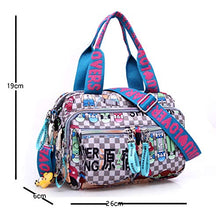 Load image into Gallery viewer, Women Large Hobo Handbags Nylon Harajuku Multiple Pockets Casual Travel Tote Bag Weekender Shoulder Crossbody Nursing Mom Diaper Bag Tote