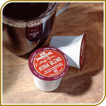 Load image into Gallery viewer, Don Francisco's Kona Blend Medium Roast Coffee Pods - 24 Count - Recyclable Single-Serve Coffee Pods, Compatible with your K-Cup Keurig Coffee Maker (Including 2.0)