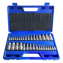 Load image into Gallery viewer, Master Hex Bit Socket Set Allen Wrench Bit Kit Hex Key for Ratchet Socket Tool SAE and Metric Set 3/8, 1/4, 1/2 Drive Socket Set 34-Piece