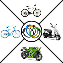 Load image into Gallery viewer, Bike Cable Lock, 4 Digit Resettable Combination Cable Lock for Bicycle,Without Mounting Bracket ,2 Feet x 1/2 Inch (Black)