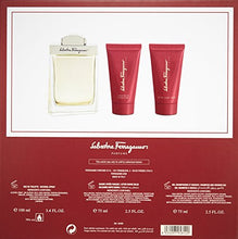 Load image into Gallery viewer, Salvatore Ferragamo for Men - 3 Pc Gift Set 3.4oz EDT Spray, 2.5oz After Shave Balm, 2.5oz Shampoo And Shower Gel.