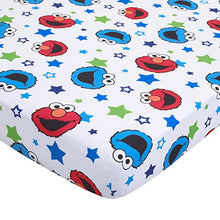 Load image into Gallery viewer, Sesame Street Awesome Buds Elmo/Cookie Monster 4 Piece Toddler Bed Set, Blue/Red/Green