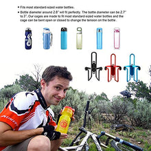 Load image into Gallery viewer, GOADAFOO 2Pack Bike Water Bottle Holder Bike Accessories for Adult Bikes Lightweight Bicycle Cup Holder Cage (Blue)