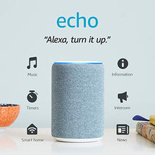 Load image into Gallery viewer, Echo (3rd Gen) - Smart speaker with Alexa - Twilight Blue