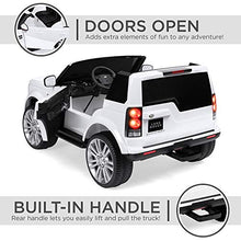 Load image into Gallery viewer, Best Choice Products Kids 12V 2-Seater Licensed Land Rover Ride On w/ RC, Lights/Sounds, MP3, White