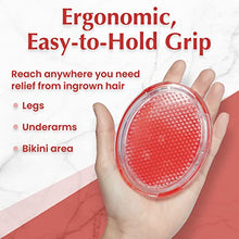 Load image into Gallery viewer, Exfoliating Brush, Body Brush, Ingrown Hair and Razor Bump Treatment - Eliminate Shaving Irritation for Face, Armpit, Legs, Neck, Bikini Line - Silky Smooth Skin Solution for Men and Women by Dylonic (1 Pack)