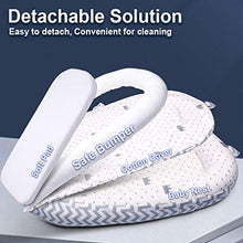 Load image into Gallery viewer, Mamibaby Baby Lounger Baby Nest 100% Soft Breathable Cotton Newborn Lounger Perfect for Co Sleeping,Portable Crib Baby Bed Bassinet Snuggle Bed for Travel,Suitable for 0-12 Months Infant