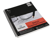 Load image into Gallery viewer, Canson 702-193 Universal Sketch Pad, Side Wire Bound, 11” x 14”, White