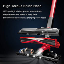 Load image into Gallery viewer, Vacuum Cleaner, 18Kpa Super Suction Vacuum Cleaner, 4 in 1 Corded Stick Vacuum, Easy Empty Dirt Bin, Lightweight& Versatile, Handheld Vacuum with Upgraded LED Motorized Brush