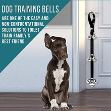 Load image into Gallery viewer, 2 Pack Dog Doorbells Premium Quality Training Potty Great Dog Bells Adjustable Door Bell Dog Bells for Potty Training Your Puppy The Easy Way - Premium Quality - 7 Extra Large Loud 1.4 DoorBells