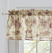 Load image into Gallery viewer, Greenland Home Antique Rose Valance, 84 by 21-Inch