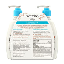 Load image into Gallery viewer, Aveeno Baby Daily Care Gift Set with Natural Oat Extract & Oatmeal, Contains Daily Moisturizing Body Lotion & Gentle 2-in-1 Baby Bath Wash & Shampoo, Hypoallergenic & Paraben-Free, 2 Items