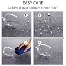 Load image into Gallery viewer, Mebakuk Rectangle Table Cloth Linen Farmhouse Tablecloth Waterproof Anti-Shrink Soft and Wrinkle Resistant Decorative Fabric Table Cover for Kitchen (60" x 144" (12-14 Seats), Turquoise Blue)