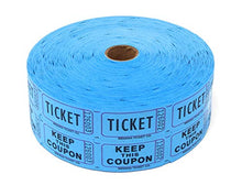Load image into Gallery viewer, INDIANA TICKET CO. Consecutively Numbered Double Ticket Roll, Blue, 2000 Tickets per Roll