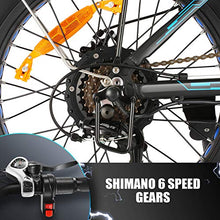 Load image into Gallery viewer, Speedrid Folding Electric Bike Fat Tire Electric Bike 20" 4.0, 500W Powerful Motor, 36V 12.5Ah Removable Battery and Professional 6 Speed