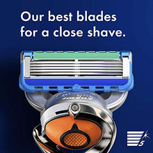 Load image into Gallery viewer, Gillette Fusion ProGlide Razors for Men, 1 Gillette Razor, 4 Razor Blade Refills, Shields Against Skin Irritation