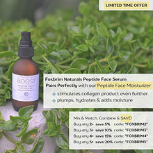 Load image into Gallery viewer, Peptide Complex Serum - BEST Anti Aging Serum - Anti Wrinkle Skin Care - Advanced Delivery - Facial Skin Care - Natural & Organic - Plump, Smooth and Even Skin - For Collagen Production & Optimal Skin Health - Amazing Guarantee 1oz