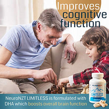 Load image into Gallery viewer, Limitless – NZT Nootropic Brain Booster Supplement – Enhance Focus, Boost Concentration & Improve Memory | Mind Enhancement with Amino Acids & DHA for Neuro Energy & IQ – 30 Day Supply - Made in USA