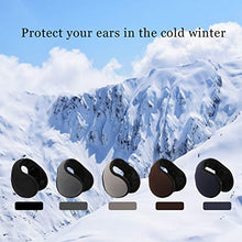 Load image into Gallery viewer, Ear Muffs for Men Women - Winter Ear Warmers - Warm Ear Covers for Cold Weather Soft Fleece Earmuffs Protects Ears Black