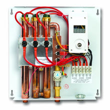 Load image into Gallery viewer, Ecosmart ECO 24 24 KW at 240-Volt Electric Tankless Water Heater with Patented Self Modulating Technology, 17 x 17 x 3.5