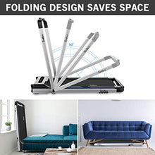 Load image into Gallery viewer, REDLIRO Under Desk Treadmill 2 in 1 Walking Machine Portable Space Saving Fitness Motorized Folding Treadmill Electric for Home Office Workout Indoor Exercise Machine