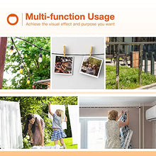 Load image into Gallery viewer, addlon - 164 FT Nylon Coated Stainless Steel Cable Hanging Kit for Outdoor String Lights, Stainless Steel Corrosion Resistant, Outdoor String Light Suspension kit Guide Wire for Patio, Garden