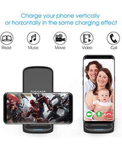 Load image into Gallery viewer, NANAMI Upgraded Fast Wireless Charger,Qi-Certified Wireless Charging Stand Compatible Samsung Galaxy S21 S20 S10 S9 S8/Note 20 Ultra/10/9 & Qi Phone Charger for iPhone 13/12/SE 2020/11/XR/XS Max/X/8