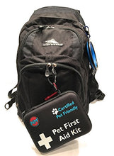 Load image into Gallery viewer, Pet First Aid Kit for Dogs & Cats | New 60 Piece First Aid Bag for Pets, Animals | Perfect for Travel Emergencies with Pet First Aid Guide Book and Instructions | Certified Pet Friendly