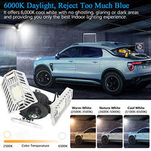 Load image into Gallery viewer, Garage Lights Led Deformable Garage Light Ceiling LED 60W 6000Lumen Flexled Garage Light Tribrite Led Adjustable Light with 3 Panel Led Shop Lights for Garage Ceiling Basement Workshop