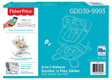 Load image into Gallery viewer, Fisher-Price 2-in-1 Deluxe Soothe 'n Play Glider with Smart Connect - Hugs & Kisses Cloud