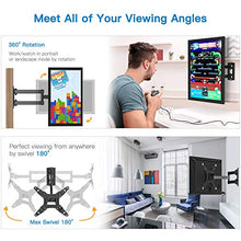 Load image into Gallery viewer, Full Motion TV Monitor Wall Mount Bracket Articulating Arms Swivels Tilts Extension Rotation for Most 13-42 Inch LED LCD Flat Curved Screen TVs & Monitors, Max VESA 200x200mm up to 44lbs by Pipishell